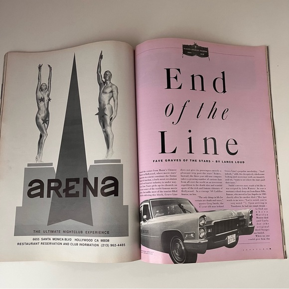 1990 super cool design LA magazine EXPOSURE— vintage graphic design pop culture - Picture 3 of 5